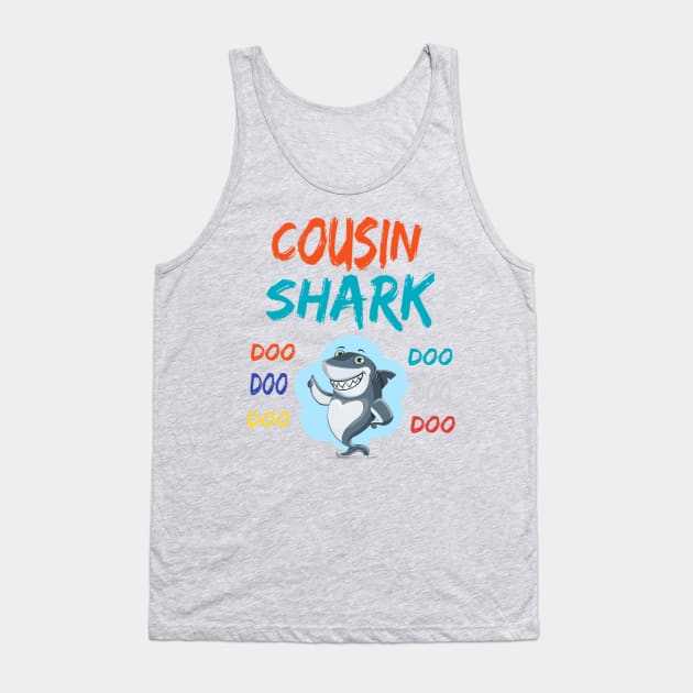 T-shirt Shark Cousin doo doo Tank Top by rami99